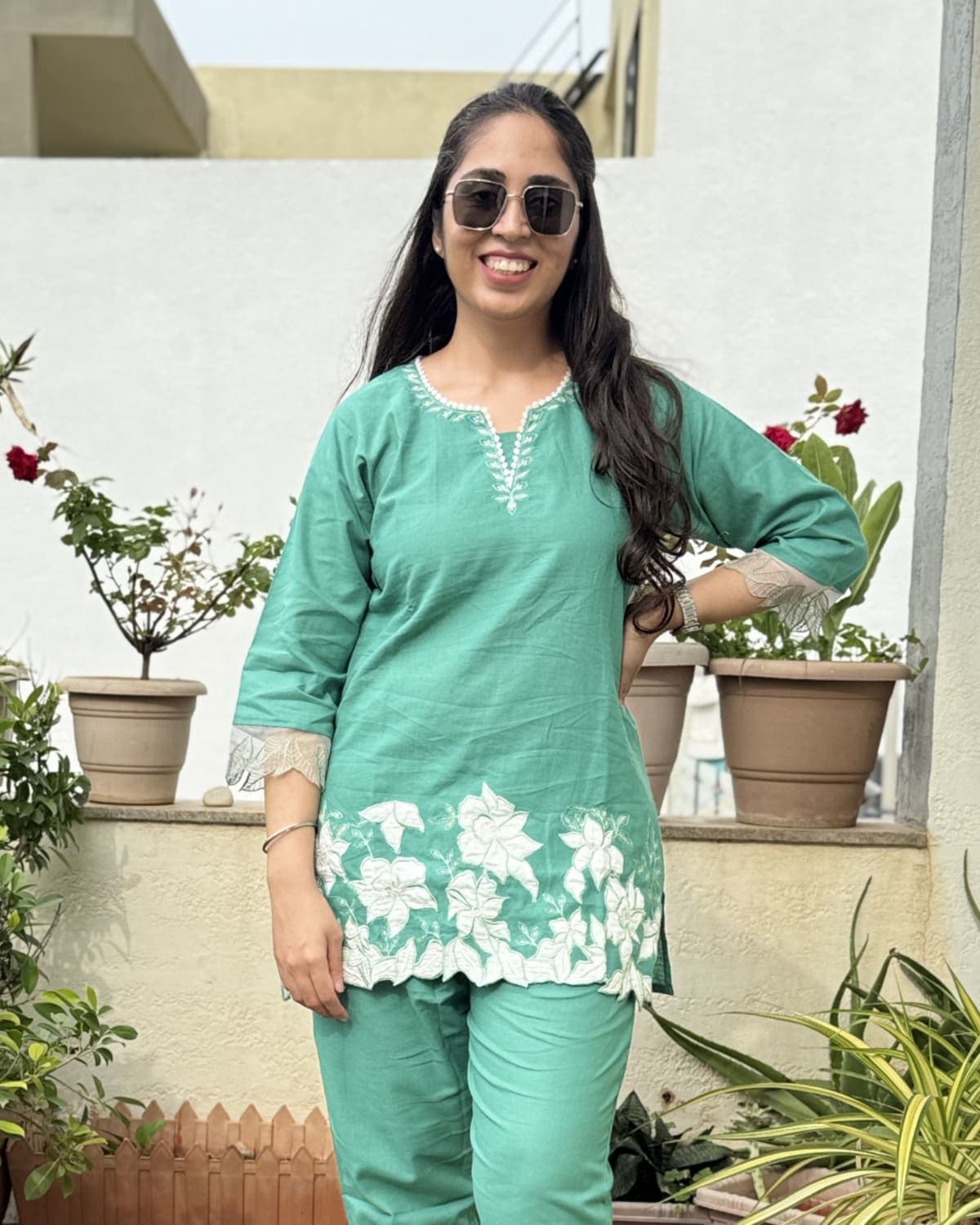 Vanya - Cutwork Co-ord Set — view 5