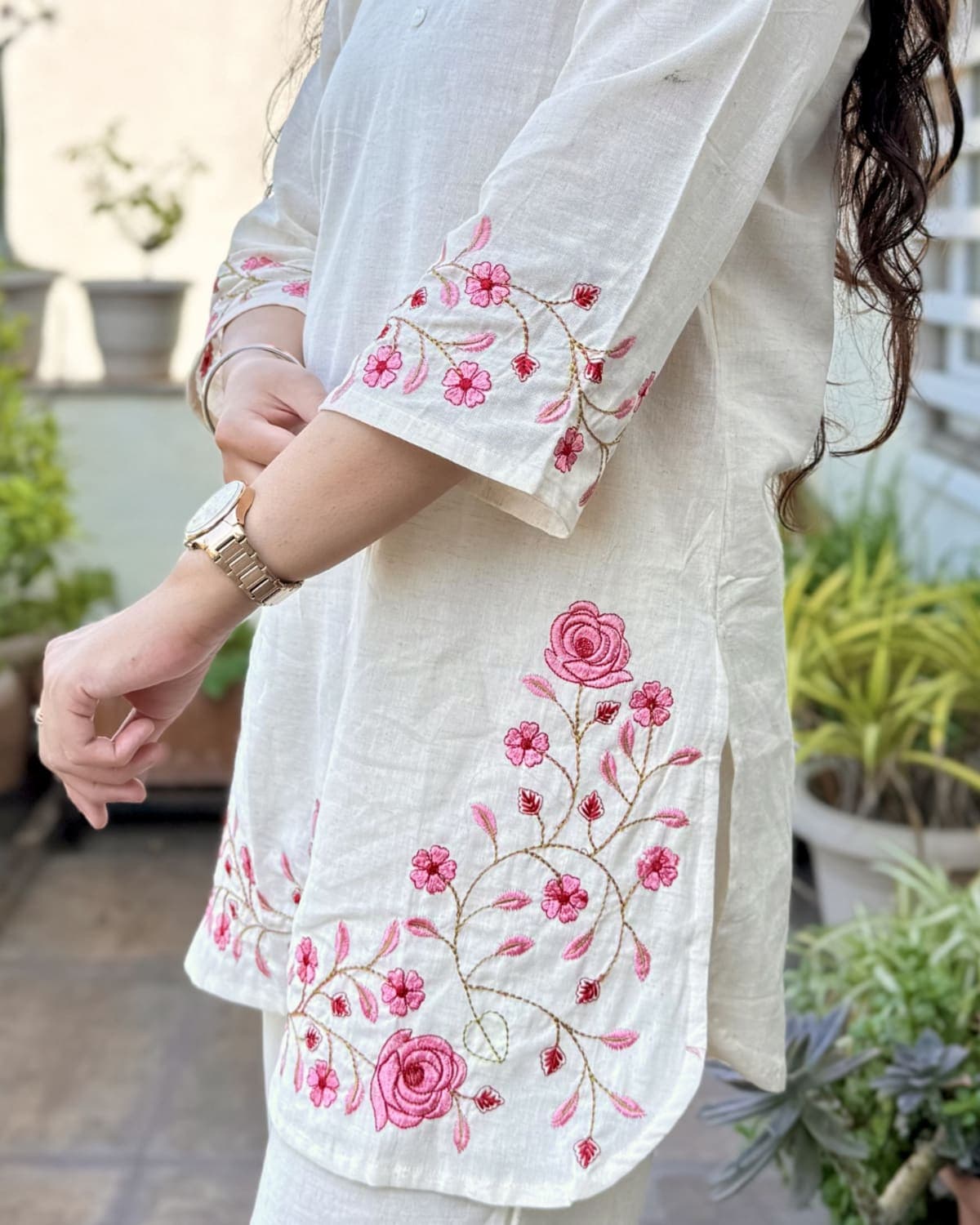 Ira - Embroidered Co-ord Set — view 3