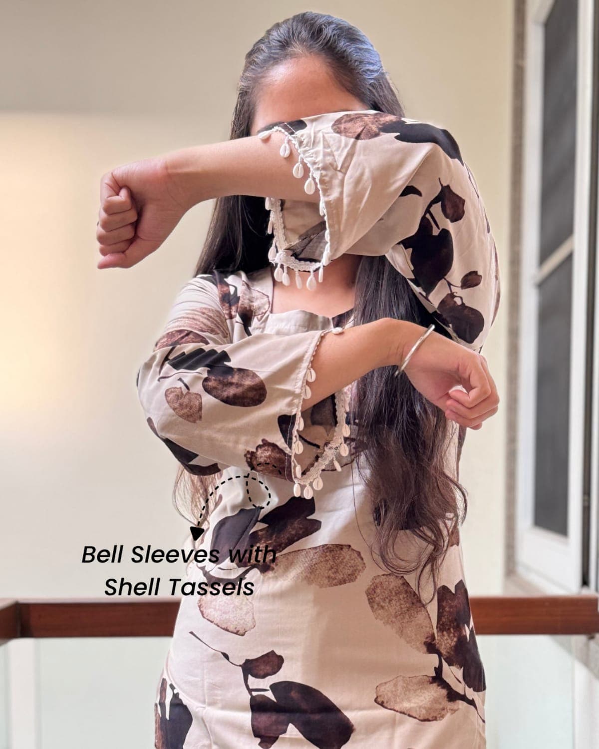 Rhea - Short Kurti with Corset Back — view 3