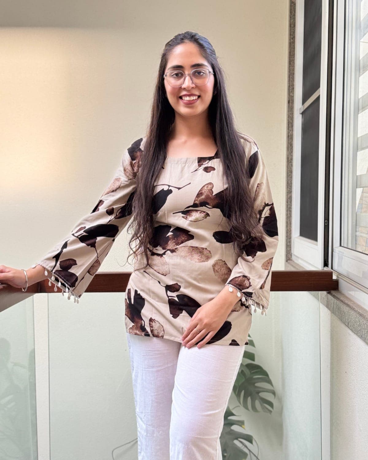 Rhea - Short Kurti with Corset Back — view 5