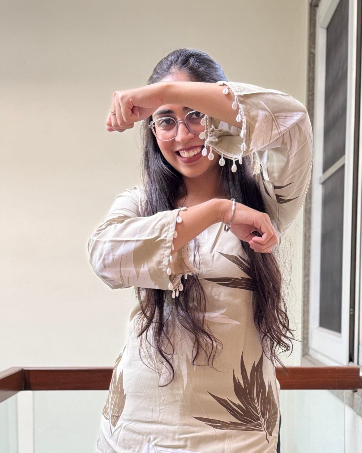 Rhea - Short Kurti with Corset Back — view 2