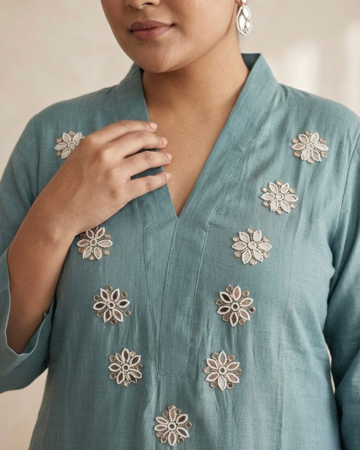 Aaina – Mirror Work Co-ord Set — view 2