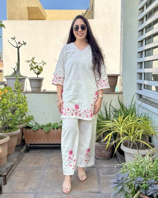 Ira - Embroidered Co-ord Set