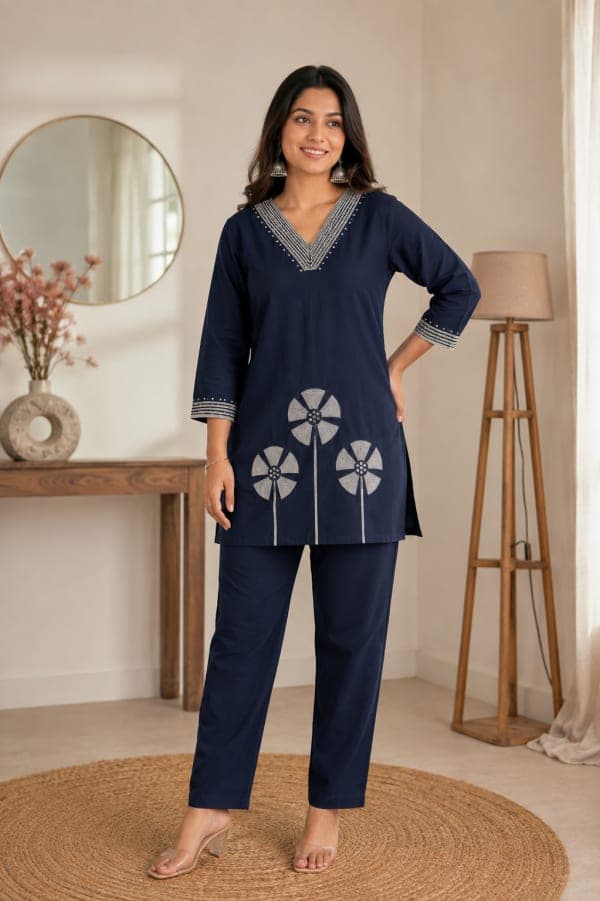 Aavika – Threadwork Co-ord Set