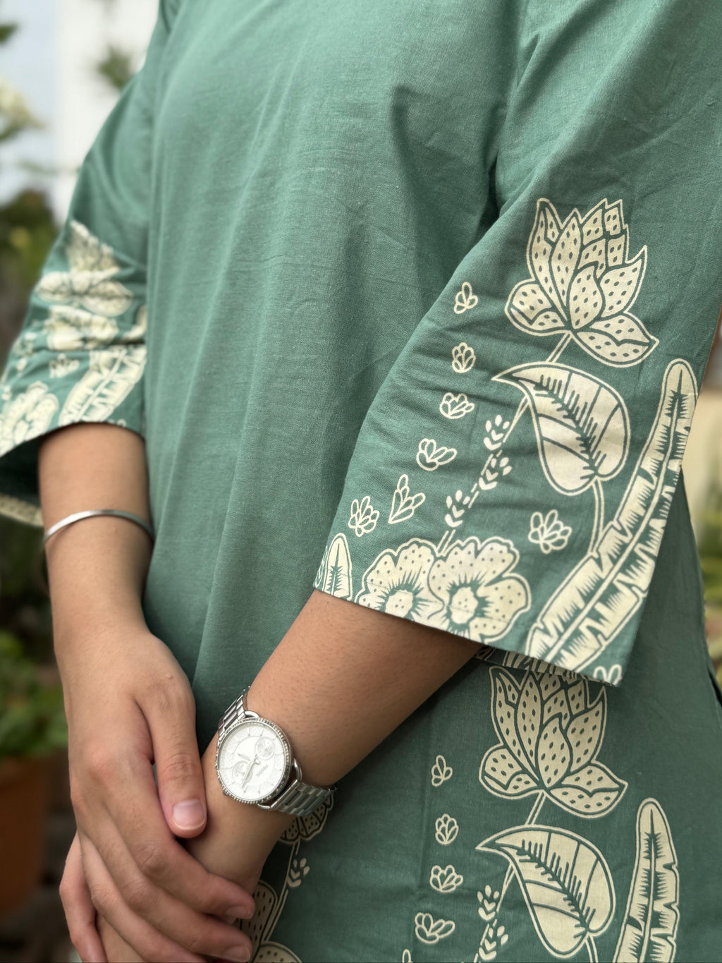 Pravaah – Pastel Green Floral Co-ord Set