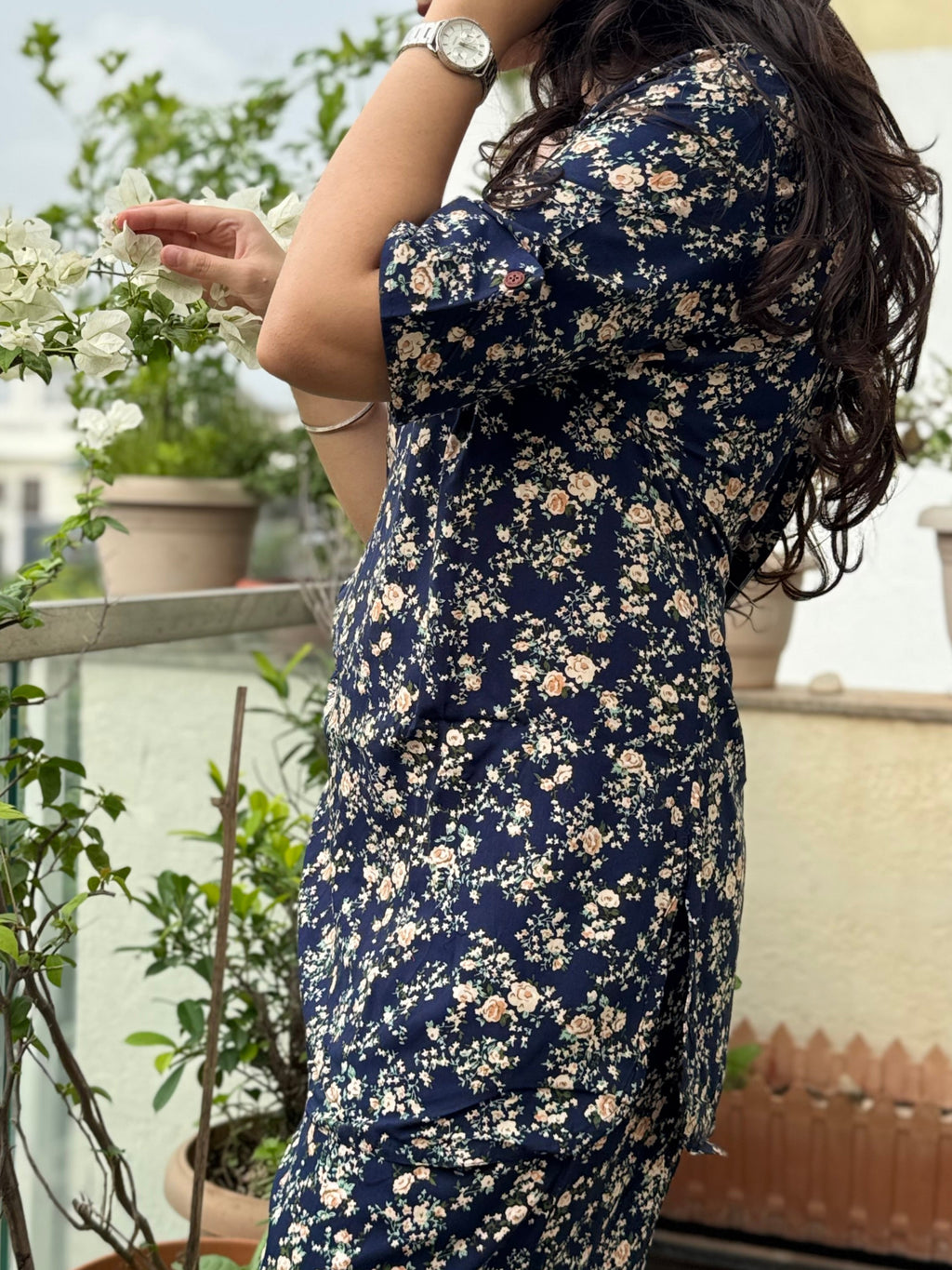 Ruhani – Printed Muslin Co-ord Set