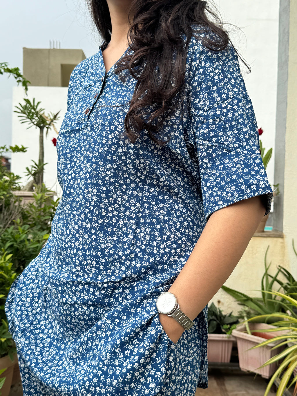 Ruhani – Printed Muslin Co-ord Set