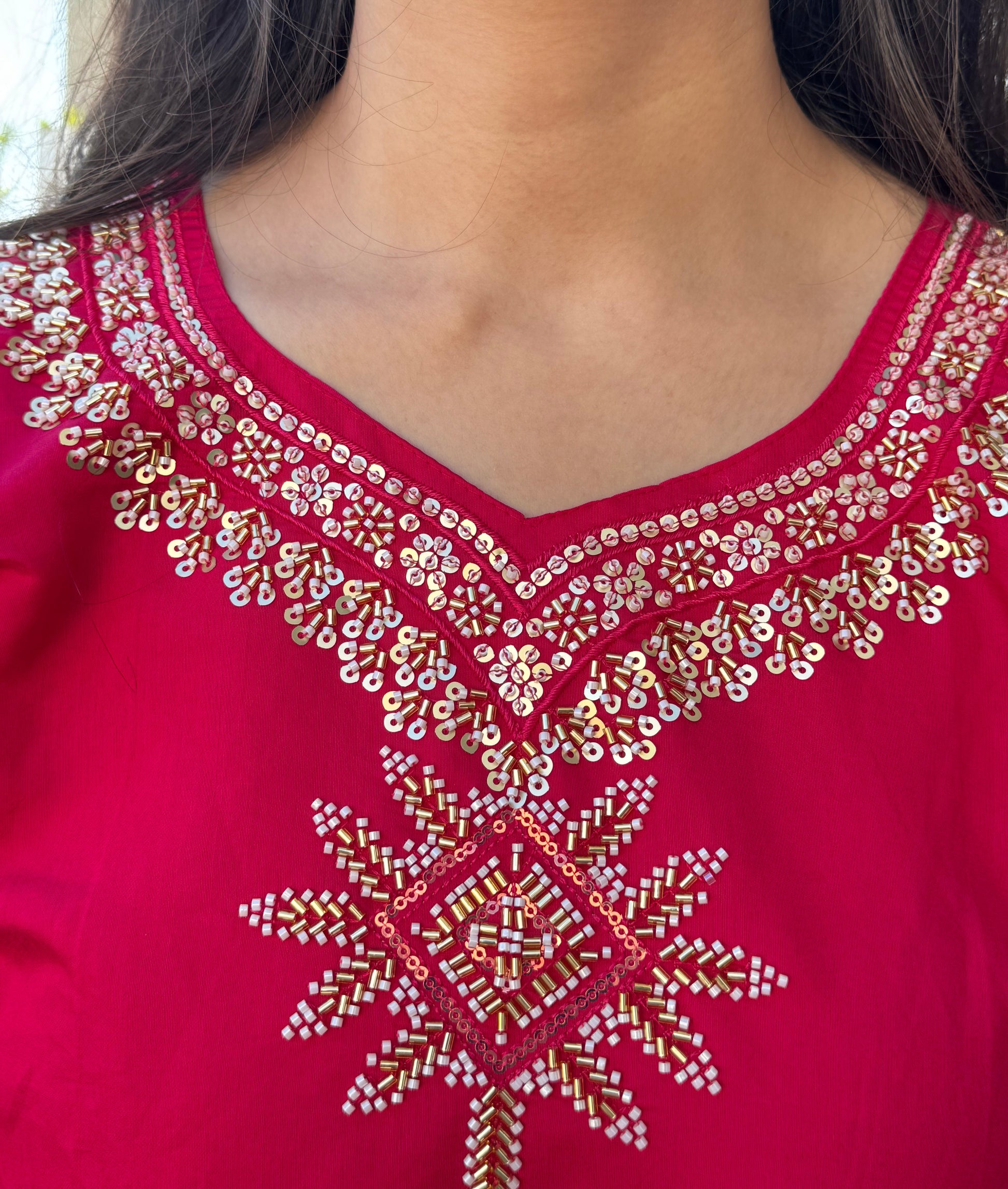 Kumud – Rani Pink Handwork 3-piece Suit