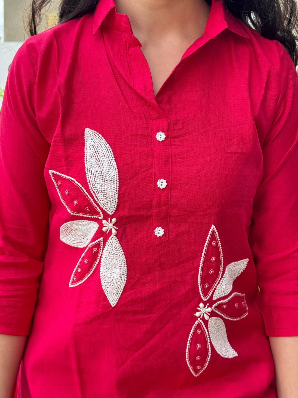 Mehar – Rani Pink Handwork Co-ord Set